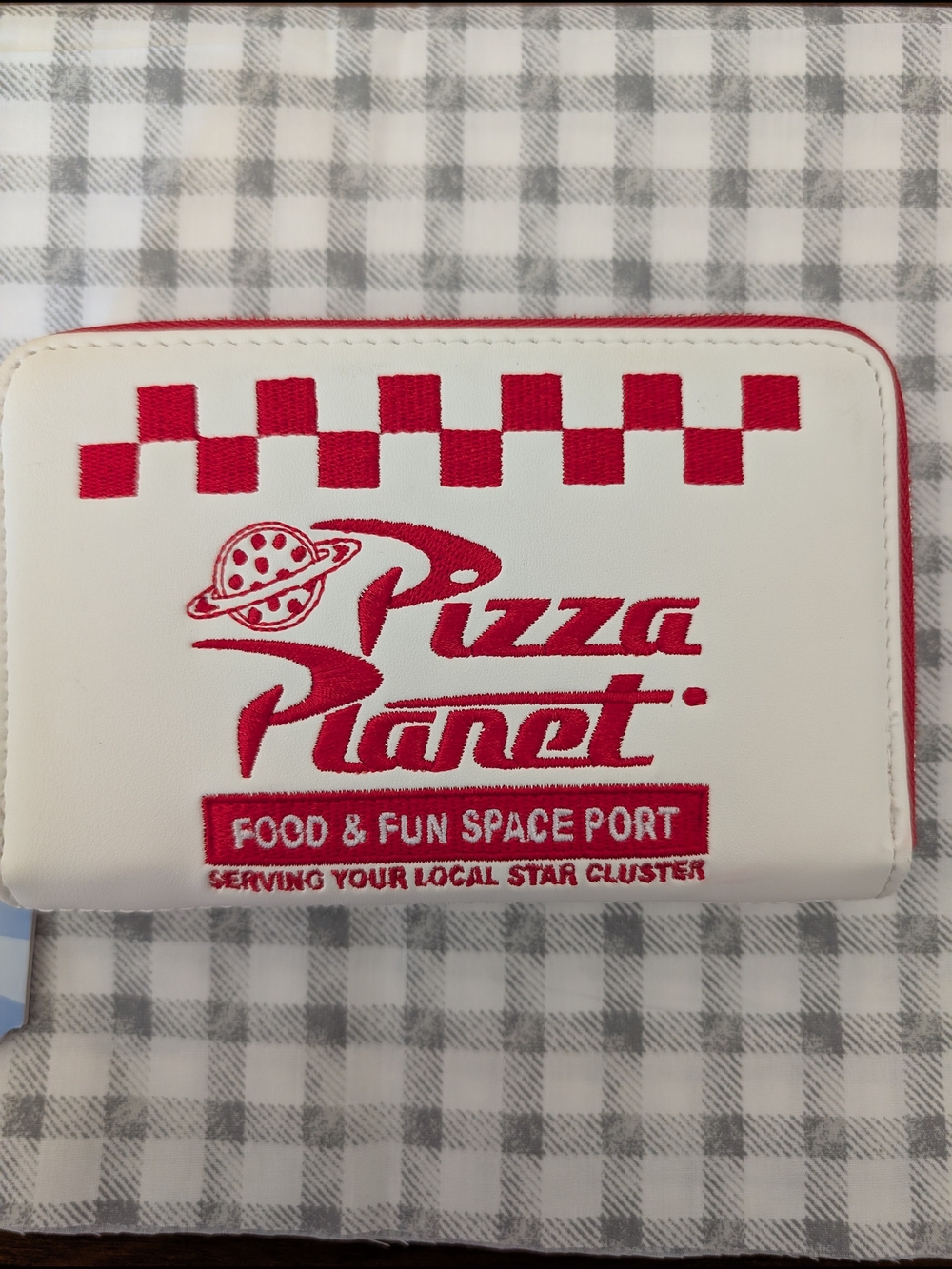 White and Red Wallet - Branded Novelty Cell Accessory